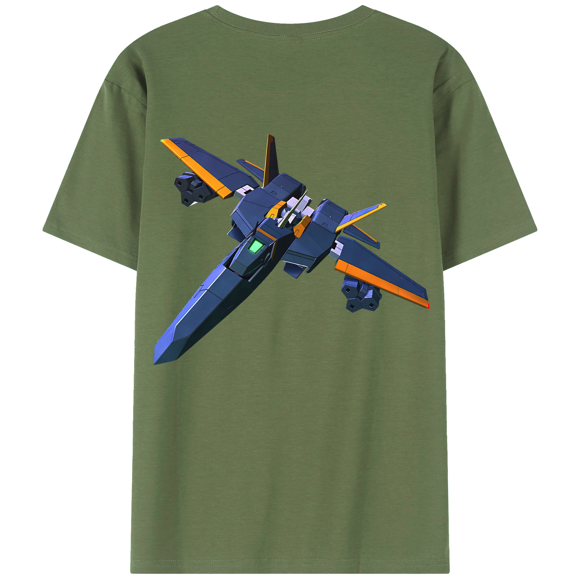 （画像用） 機動戦士ガンダム Mobile Suit Gundam 綿100％ メンズ半袖Tシャツ（バックプリント） 通気性
